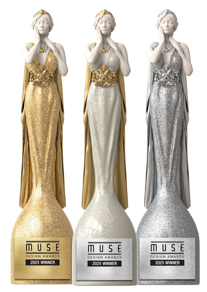 2025 MUSE Design Awards Statuette / Trophy