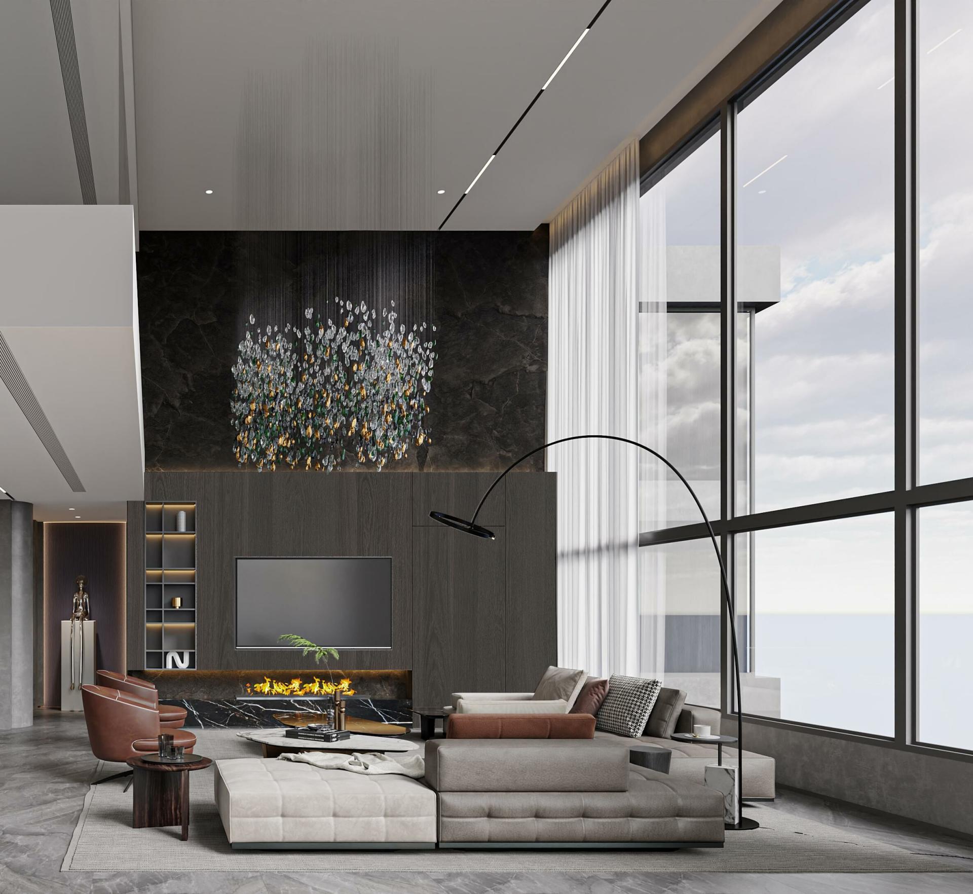 Living Spaces - St. Moritz Penthouse