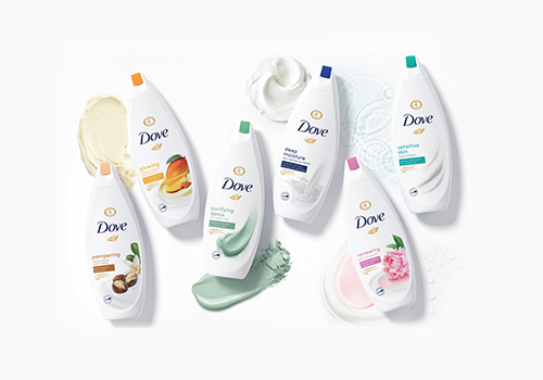 MUSE Design Awards Winner - Dove Global Body Wash relaunch by forceMAJEURE Design