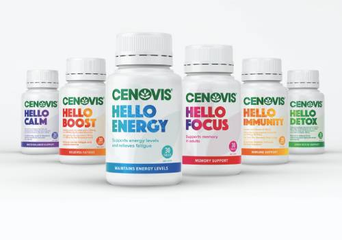 MUSE Design Awards - Cenovis Hello - Supplements Made Simple