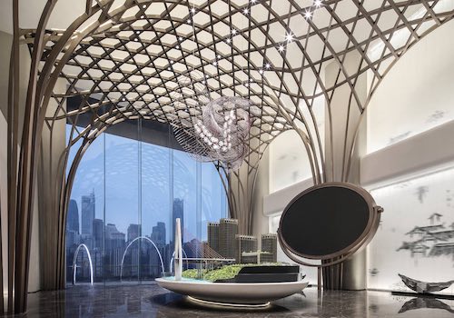 MUSE Design Awards Winner - CHONGQING SHIMAO · CITY GATE SALES CENTER by YAN DESIGN