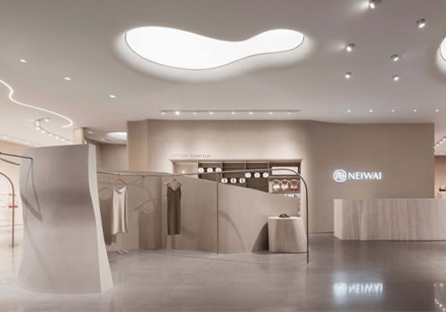 MUSE Design Awards Winner - NEIWAI Shanghai Kerry Center Flagship Store by STUDIOLITE(SLT) Design Consulting Firm
