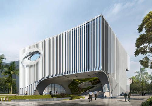 MUSE Design Awards - S.I. SOUTH CHINA LOGISTICS PARK EXHIBITION CENTER