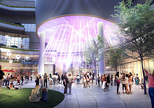 MUSE Design Awards Winner - Courtyard in guiyang, guizhou wanda plaza by Shanghai United Design Group