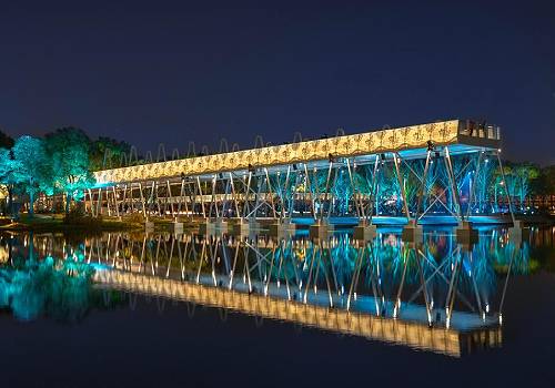 MUSE Design Awards Winner - YuanXiangHu Waterfront Landscape lighting Project