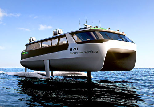 MUSE Design Awards Winner - ELECTRA - a 150 passenger hydrofoil ferry
