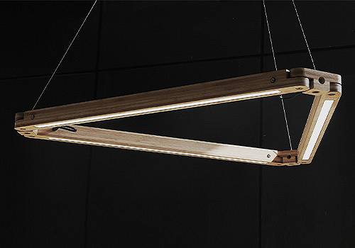 MUSE Design Awards Winner - Variable modular LED bamboo lamp