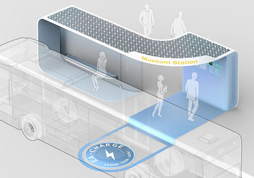 MUSE Design Awards - Solar quick charge bus station