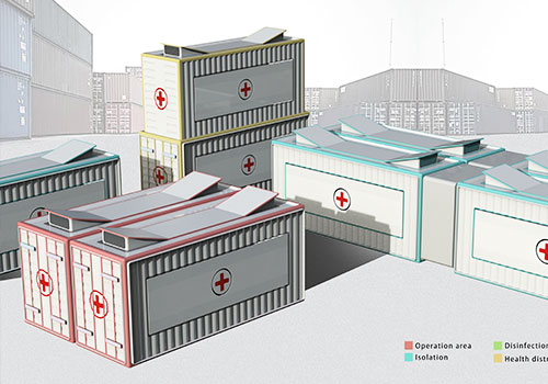 MUSE Design Awards Winner - Mobile Modular Makeshift Hospital Design by Luxun Academy of Fine Arts