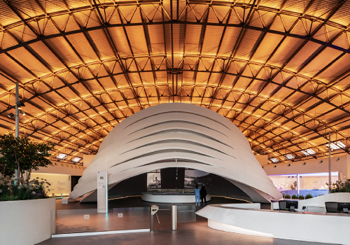 MUSE Design Awards Winner - The Ellinikon Experience - Hangar C, Greece by Eleftheria Deko & Associates Lighting Design