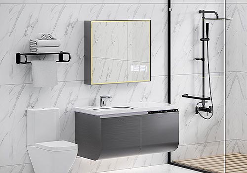 MUSE Design Awards - Bathroom Mirror Cabinet and Bathroom Counter