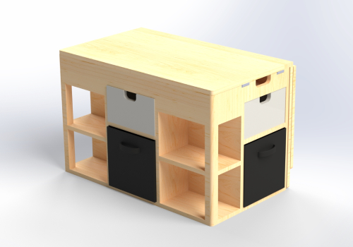MUSE Design Awards - Expandable Toy Storage Table