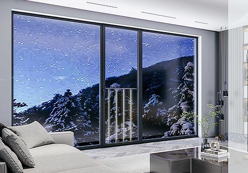 MUSE Design Awards - Edge75 Intelligent Sashless Window with Illuminated Railing