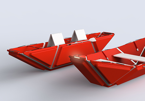 MUSE Design Awards Winner - Origami Lifeboat by LuXun Academy of Fine Arts