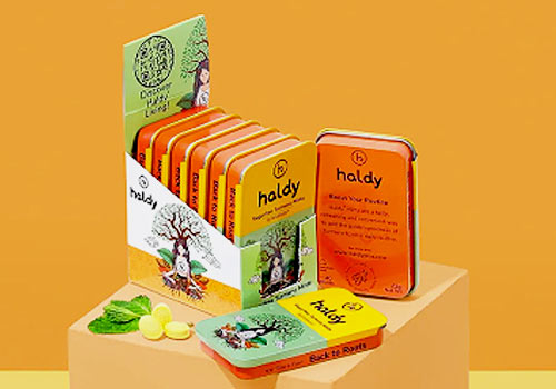 MUSE Design Awards Winner - Haldy Sugarfree Turmeric Mints by HaldyPlus Nutrition Pte. Ltd. Singapore