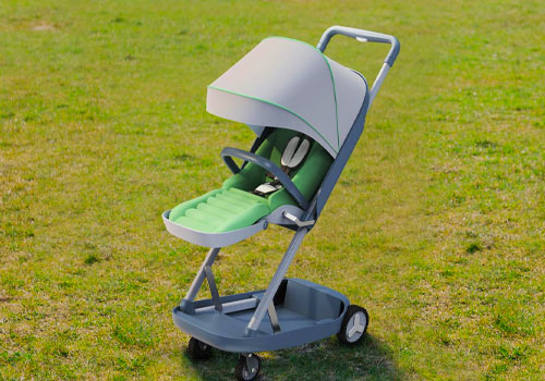 MUSE Design Awards Winner -   Zo Clam Air Cushion Baby Stroller by Gulin University of Electronic Technology