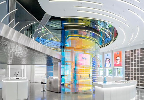 MUSE Design Awards Winner - MAAT OPTICAL Photochromic Lens Experience Center by LS Design