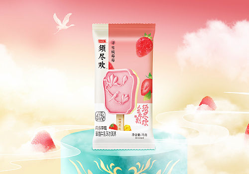MUSE Design Awards - NOC XUJINHUAN Strawberry Milk&Green Tea Ice Cream Packaging 