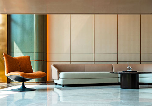 MUSE Design Awards Winner - Financial Center Tianxi Flat Lobby by D&T Design