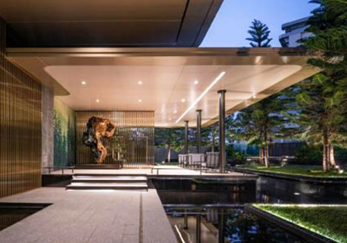 MUSE Design Awards Winner - Lakeside Pearl Mansion by PARTNER SPACE
