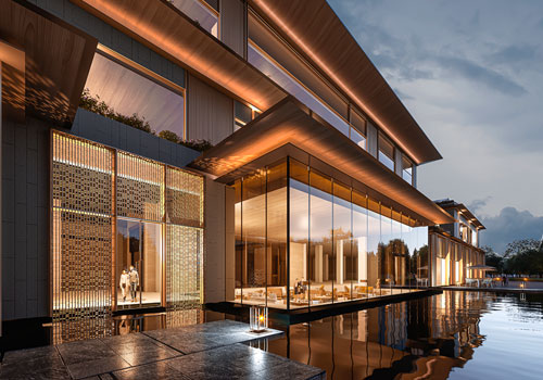 MUSE Design Awards Winner - Suzhou Jinji Lake Hotel by Zeybekoglu and Associates, Inc.