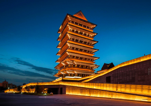 MUSE Design Awards Winner - Lanzhou Huanghe Building project by Guangzhou YuanSE LIGHTING DESIGN CO. LTD