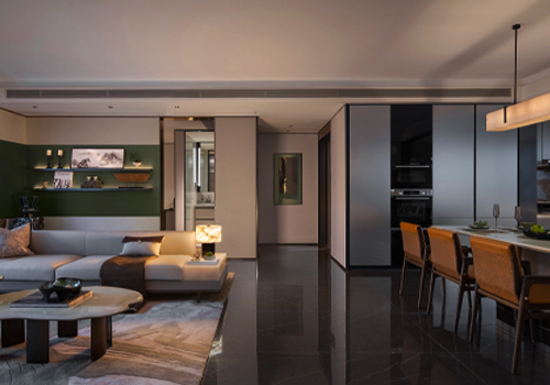 MUSE Design Awards Winner - C&D Group Taicang Langyue 189 showroom apartment  by Shanghai ARVI Interior Design LTD