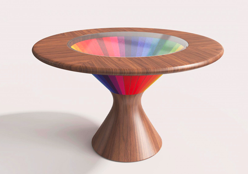 MUSE Design Awards Winner - Rainbow Table by Eyan Design