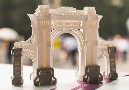 MUSE Design Awards - Three-Dimensional Old Gate Admission Notice of Tsinghua