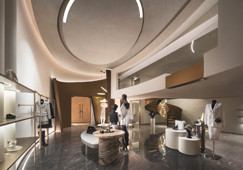 MUSE Design Awards Winner - Wuhan CR Yangtze River Center · Yunxi Apartment Model Room by SRD DESIGN