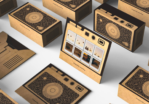 MUSE Design Awards - Dimension - The corrugated paper camera packaging