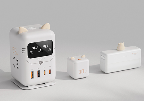 MUSE Design Awards Winner - Cat Series Intelligent Charging Set by Zhuhai Tessan Power Technology Co., Ltd.
