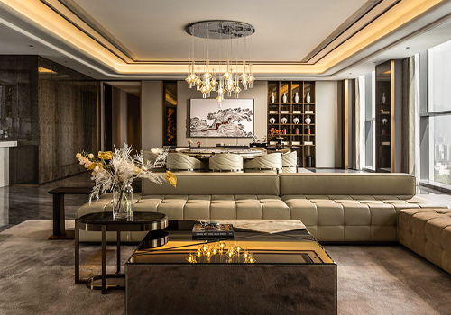 MUSE Design Awards Winner - Taizhou Xin Qian Square Penthouse by Guangzhou Herabenna Interior Design Co., Ltd.