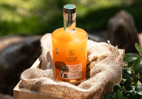 MUSE Design Awards - Novus Organics ACV Packaging by Almond Branding