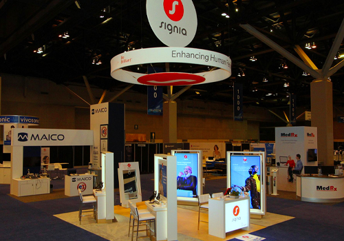 MUSE Design Awards Winner - American Academy of Audiology + HearTECH Expo by THE EXHIBIT COMPANY