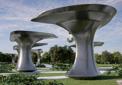 MUSE Design Awards - Sculpture Garden - Inspired by Ras Abrouq mountains
