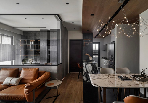MUSE Design Awards Winner - Subtle Interplay of Ink and Glow by CHENGGUO INTERIOR DESIGN