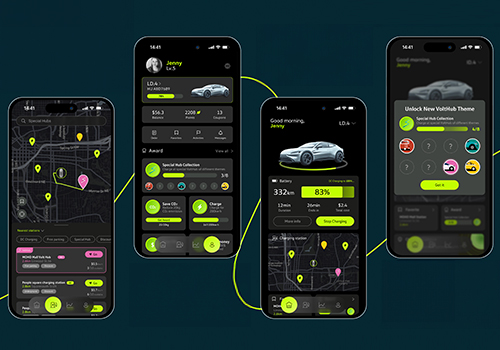 MUSE Design Awards - Volt hub——EV car charging app