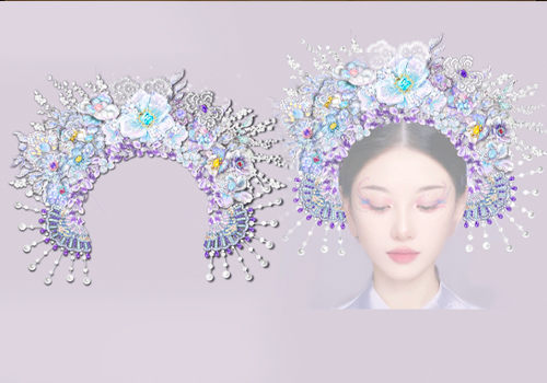 MUSE Design Awards - Timeless Eastern Beauty: Himalayan Princess‘ Floral Tiara