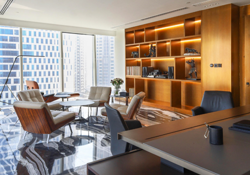 MUSE Design Awards Winner - High-End Office Design and Build in Downtown Dubai by WHITEMONDE INTERIOR DECORATION LLC