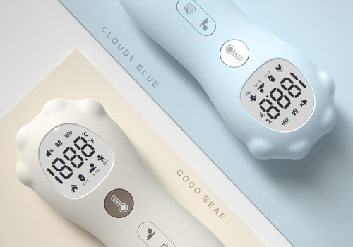 MUSE Design Awards - Send you“ a little red flower” Frontal thermometer design