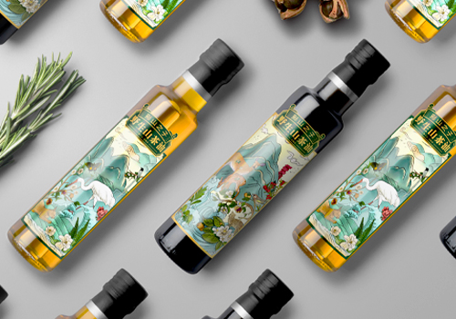 MUSE Design Awards Winner - The child of Bie Mountain wild camellia oil packaging design by University of the Arts London