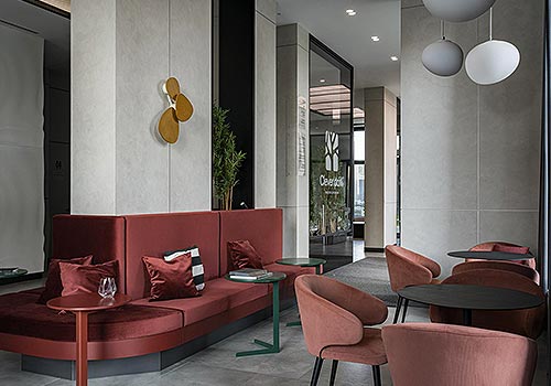 MUSE Design Awards - Lobby of the residential complex Clever Park