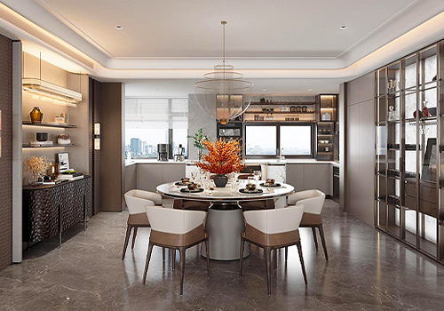 MUSE Design Awards Winner - Design plan for the 170m²model apartment of JiaXin Bolujun by Hunan Wuxiang Decoration Design Engineering Co., Ltd