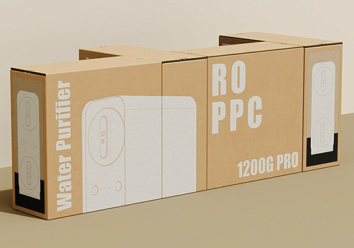 MUSE Design Awards - Eco-friendly packaging for water purifiers.