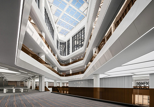 MUSE Design Awards Winner - Quzhou Jidian Power Plant Front Area Office by Anhui YIYUAN Architectural Art Design Co.,Ltd
