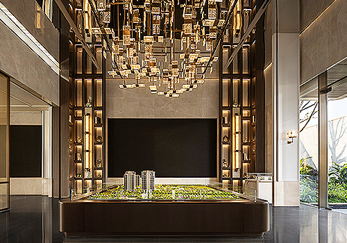 MUSE Design Awards Winner - Jiang Yue Xue Zhu Sales Office by Shanghai Yimu Space Design
