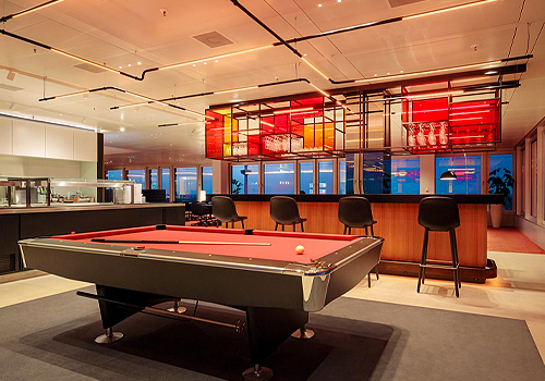 MUSE Design Awards - Lighting Design for Work and Lounge areas in a High-rise