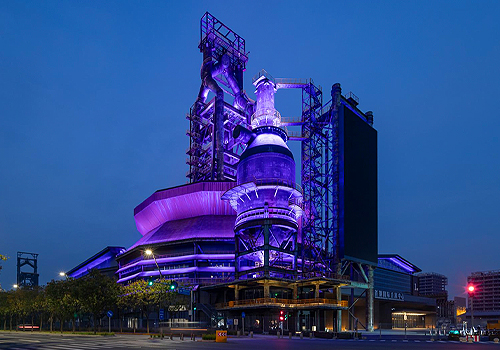 MUSE Design Awards Winner - No. 4 Blast Furnace in Shougang Park Lighting Design by Toryo International Lighting Design Center