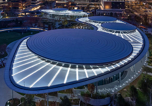 MUSE Design Awards Winner - Huairou Science City Urban Hall Plot A Lighting Design by Toryo International Lighting Design Center